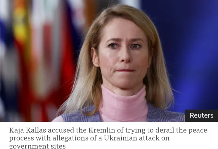 EU’s Top Diplomat Rejects Russian Claims of Ukrainian Attack on Government Sites