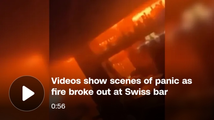 Swiss Ski Resort Fire kills 40 during new year’ day