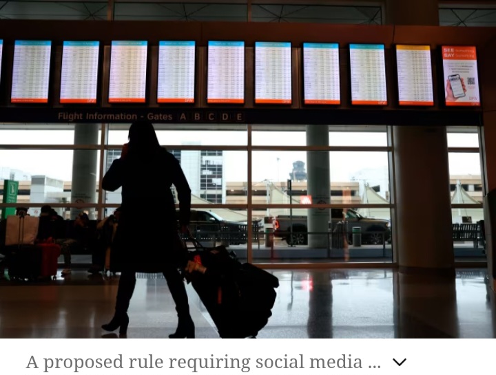 Millions of Travellers Could Shun U.S. as Proposed Social Media Policy Draws Backlash
